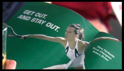 Subaru "Get out and stay out:"