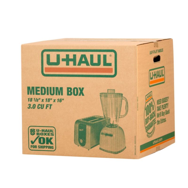 a U-Haul box