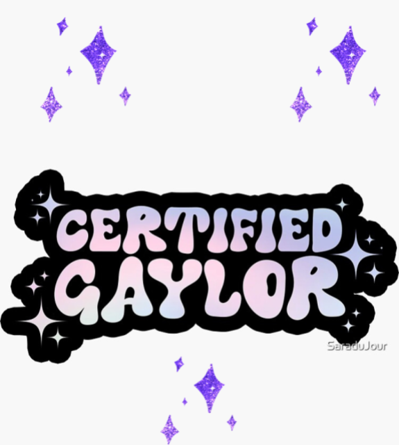 Sticker that says certified gaylor