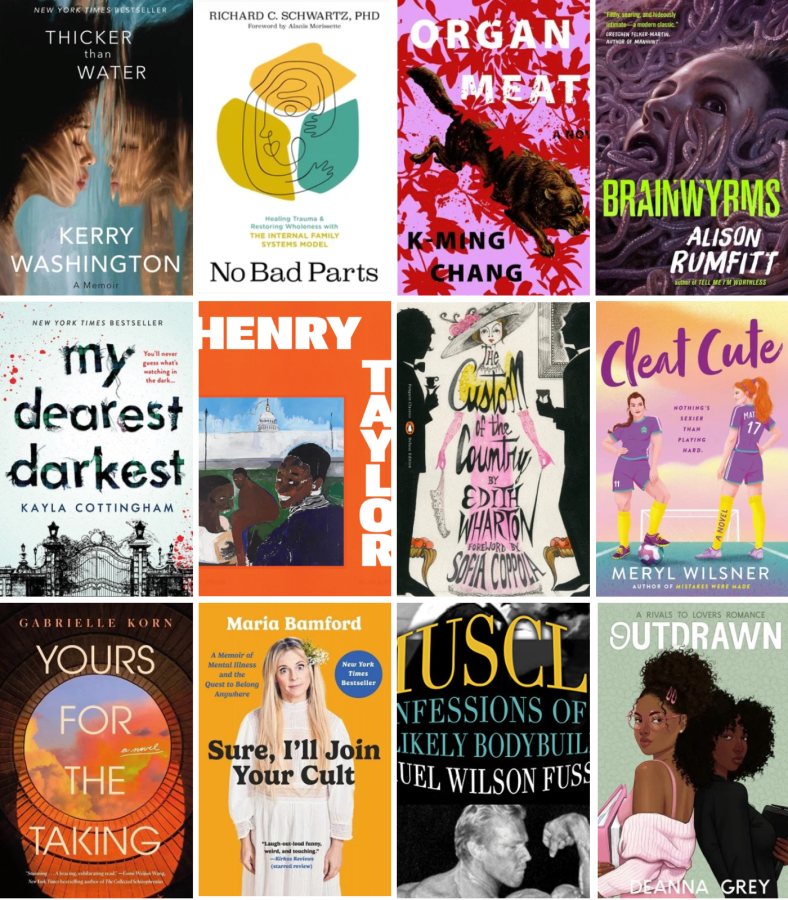 a collage of the books mentioned by autostraddle team members