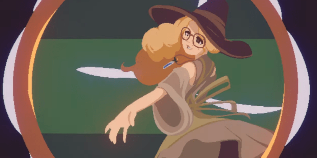 Best queer video games of 2023: a witch with blonde hair twirls around 