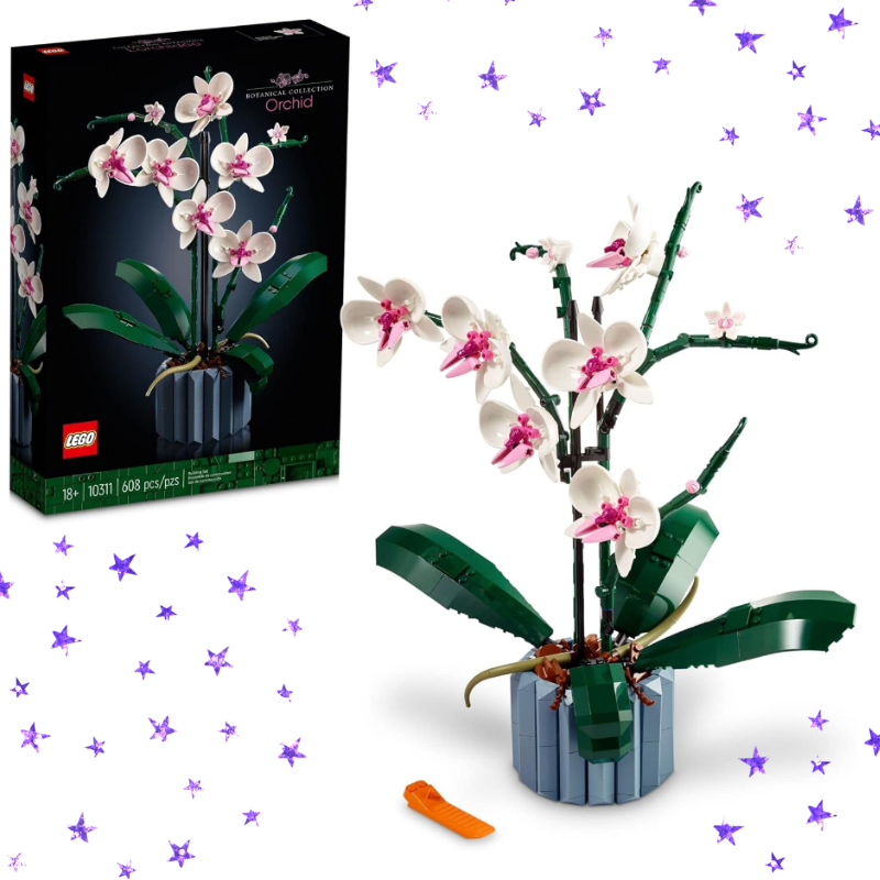 a LEGO orchid set