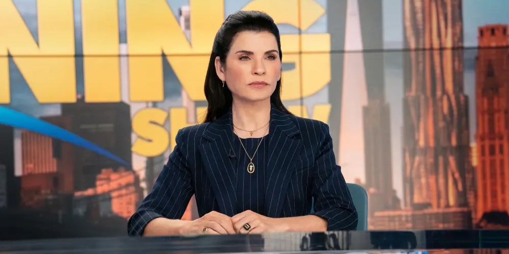 Julianna Margulies as Laura Peterson on the Morning Show