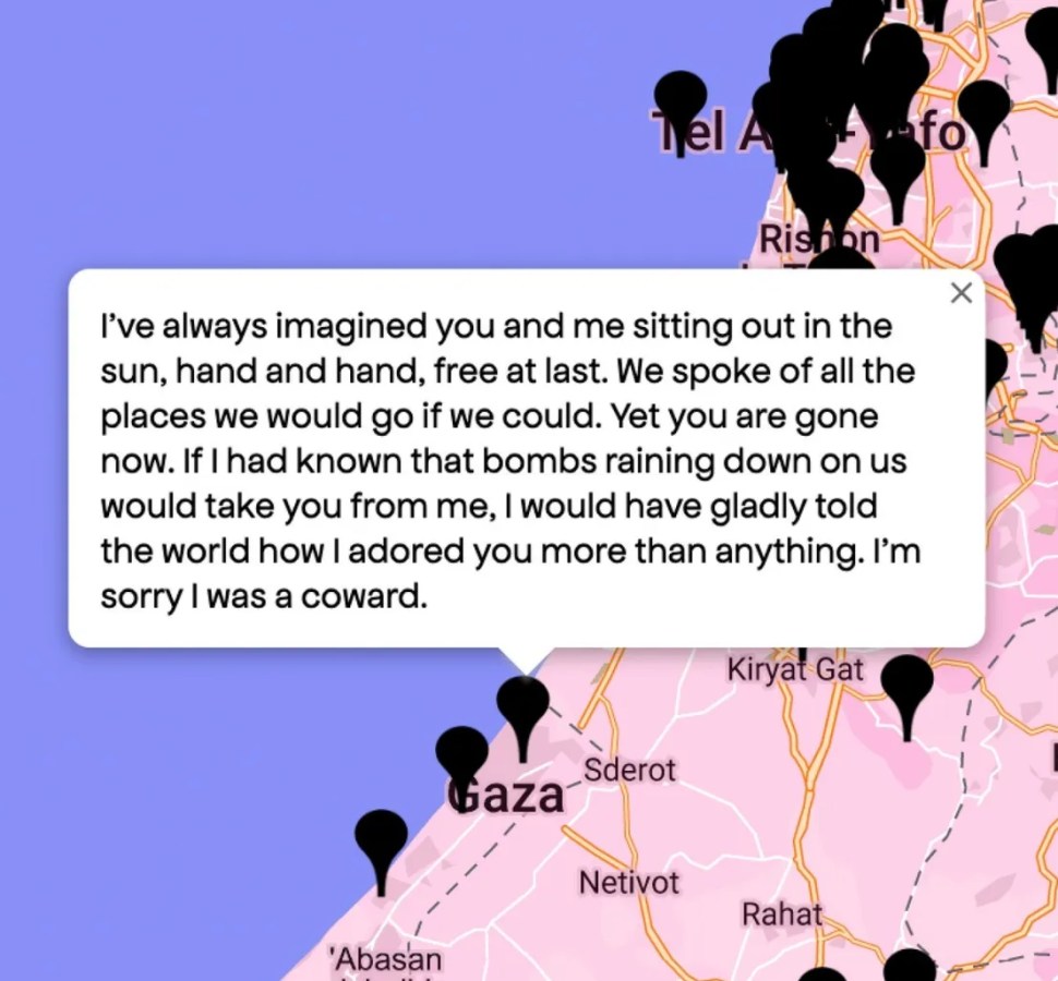 "i've always imagined you and me sitting out in the sun, hand in hand, free at last. we spoke of all the places we would go if we could. Yet you are gone now. If I had known that bombs raining down on us would take you from me, I would have gladly told the world how I adored you more than anything. I'm sorry I was a coward."