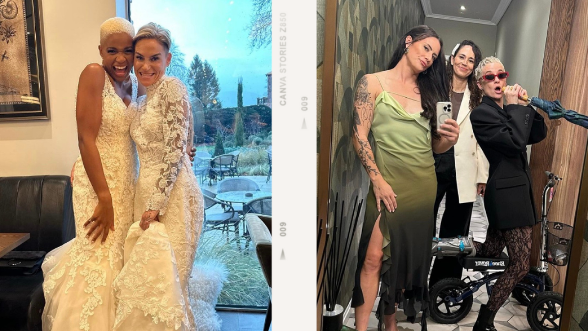 OL Reign Soccer Stars Jess Fishlock and Tziarra King GotMarried