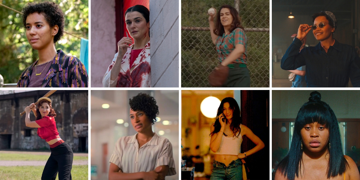 Jasmin Savoy Brown as Taissa Turner, Yellowjackets Rachel Weisz as Beverly, Dead Ringers Abbi Jacobson as Carson Shaw, A League of Their Own Chante Adams as Max, A League of Their Own D'Arcy Carden as Greta, A League of Their Own Rosanny Zayas as Sophie Suarez, The L Word: Generation Q Jesse James Keitel as Ruthie, Queer as Folk Dominique Fishback as Dre, Swarm