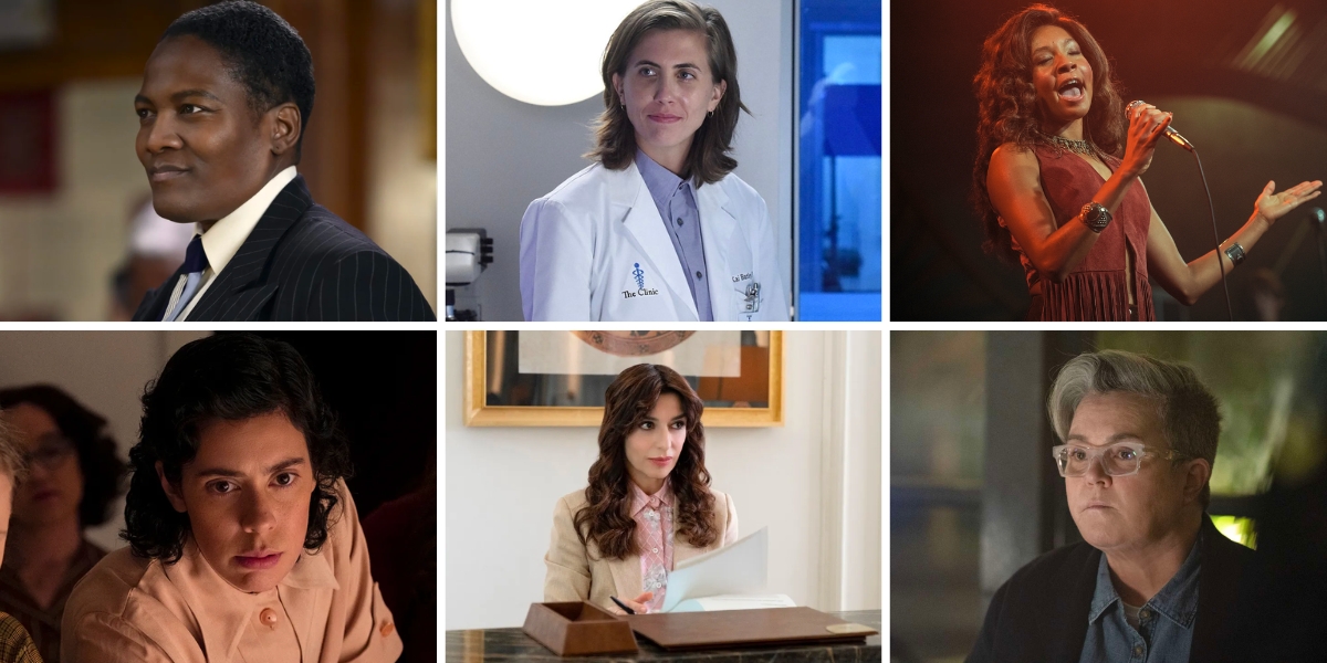 Lea Robinson as Bertie, A League of Their Own E.R. Fightmaster as Kai, Grey's Anatomy Nabiyah Be as Simone Jackson, Daisy Jones and the Six Roberta Colindrez as Lupe, A League of Their Own Sabrina Impacciatore as Valentina, The White Lotus Rosie O'Donnell as Carrie, The L Word: Generation Q