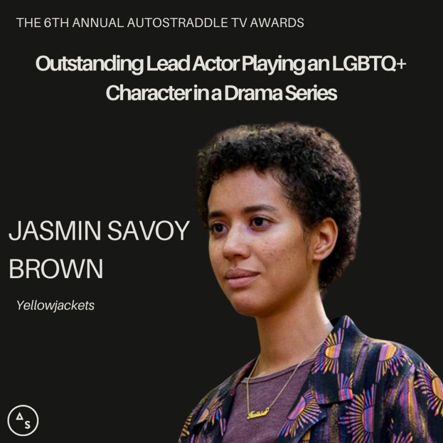Outstanding Lead Actor Playing an LGBTQ+ Character in a Drama Series Jasmin Savoy-Brown, Yellowjackets