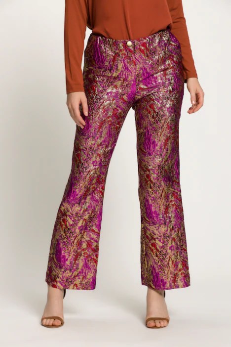 wide legged glitter pants