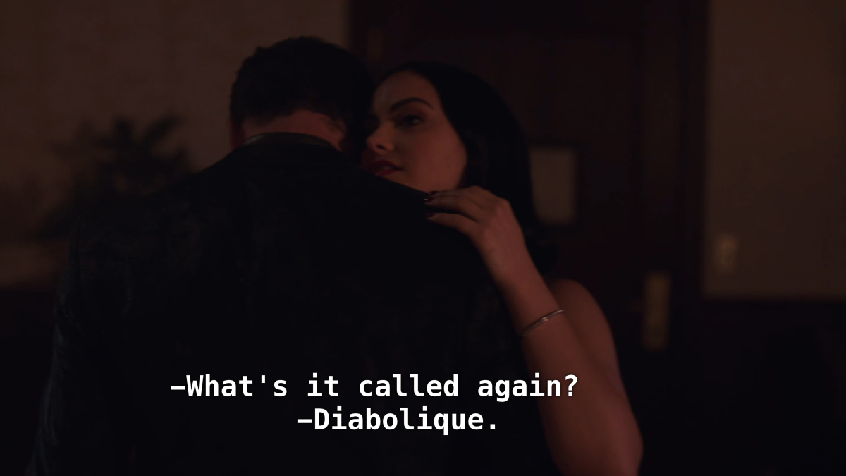 Nick and Veronica dance. Nick: What's it called again? Veronica: Diabolique