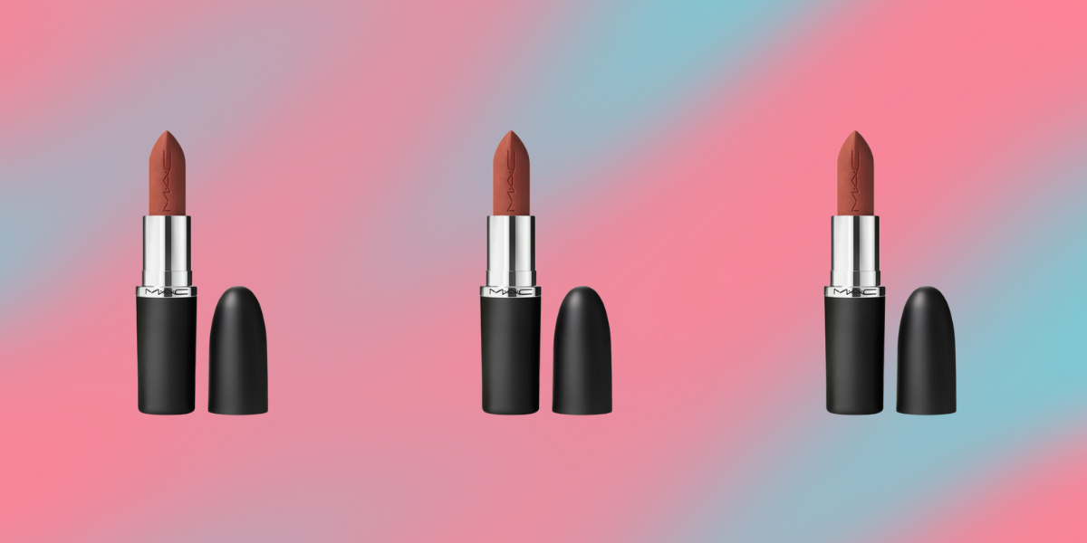 MAC matte taupe lipstick