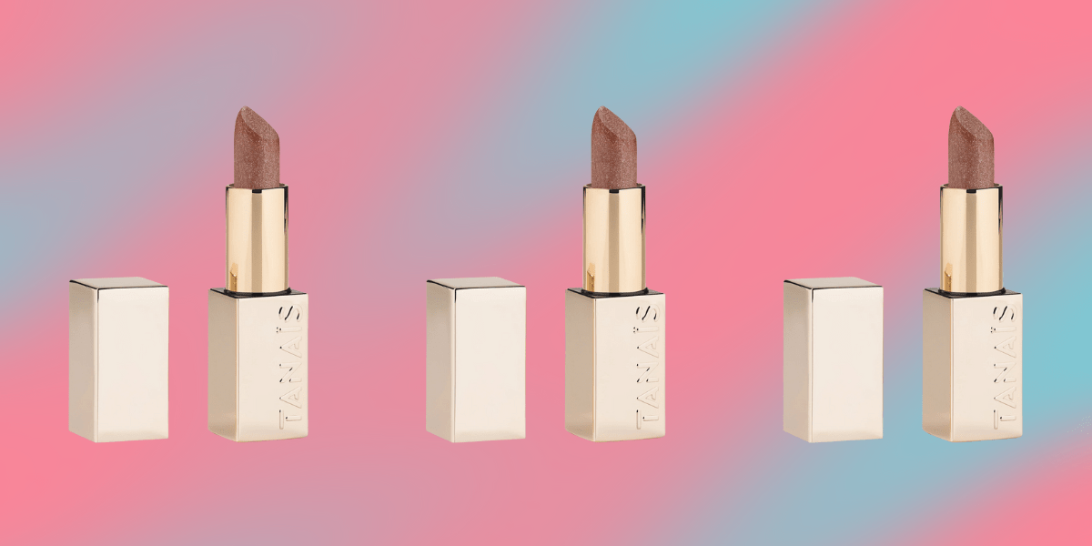 Tanais lipstick in a shiny taupe color