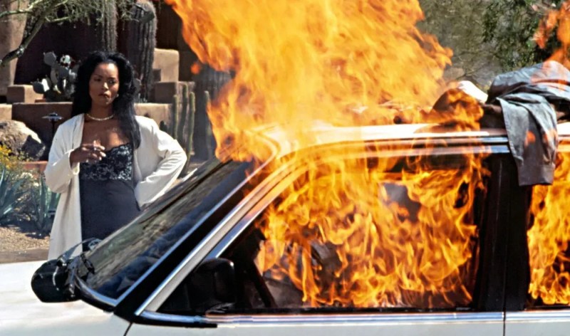 Angela Bassett blows up her husband's car in Waiting to Exhale