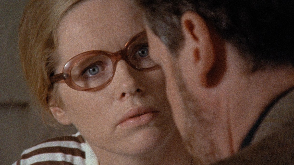 A close up on Liv Ullmann as Mariane in Scenes from a Marriage