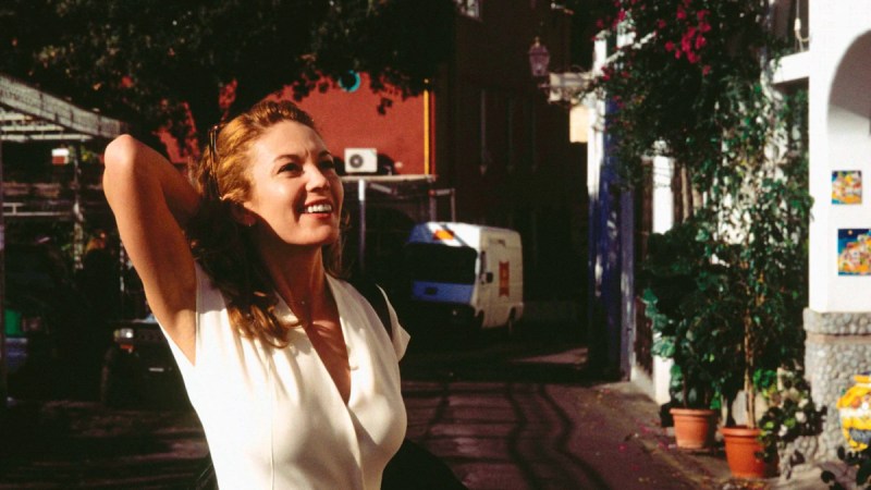 Diane Lane smiles in the sunlight in Under the Tuscan Sun