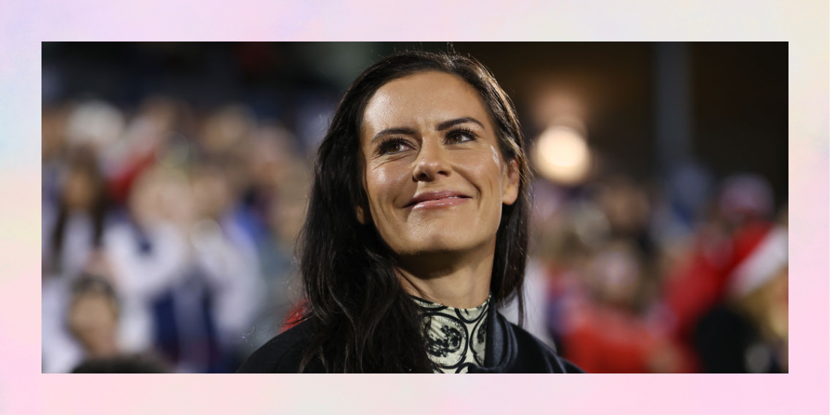 Ali Krieger smiling in closeup