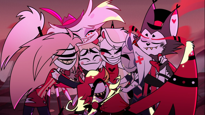 hazbin hotel group hug