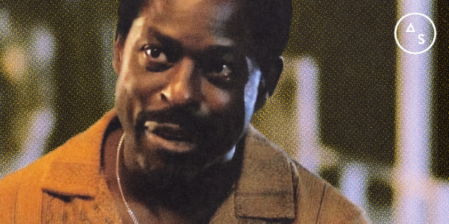 A grainy close up of Sterling K. Brown in American Fiction.