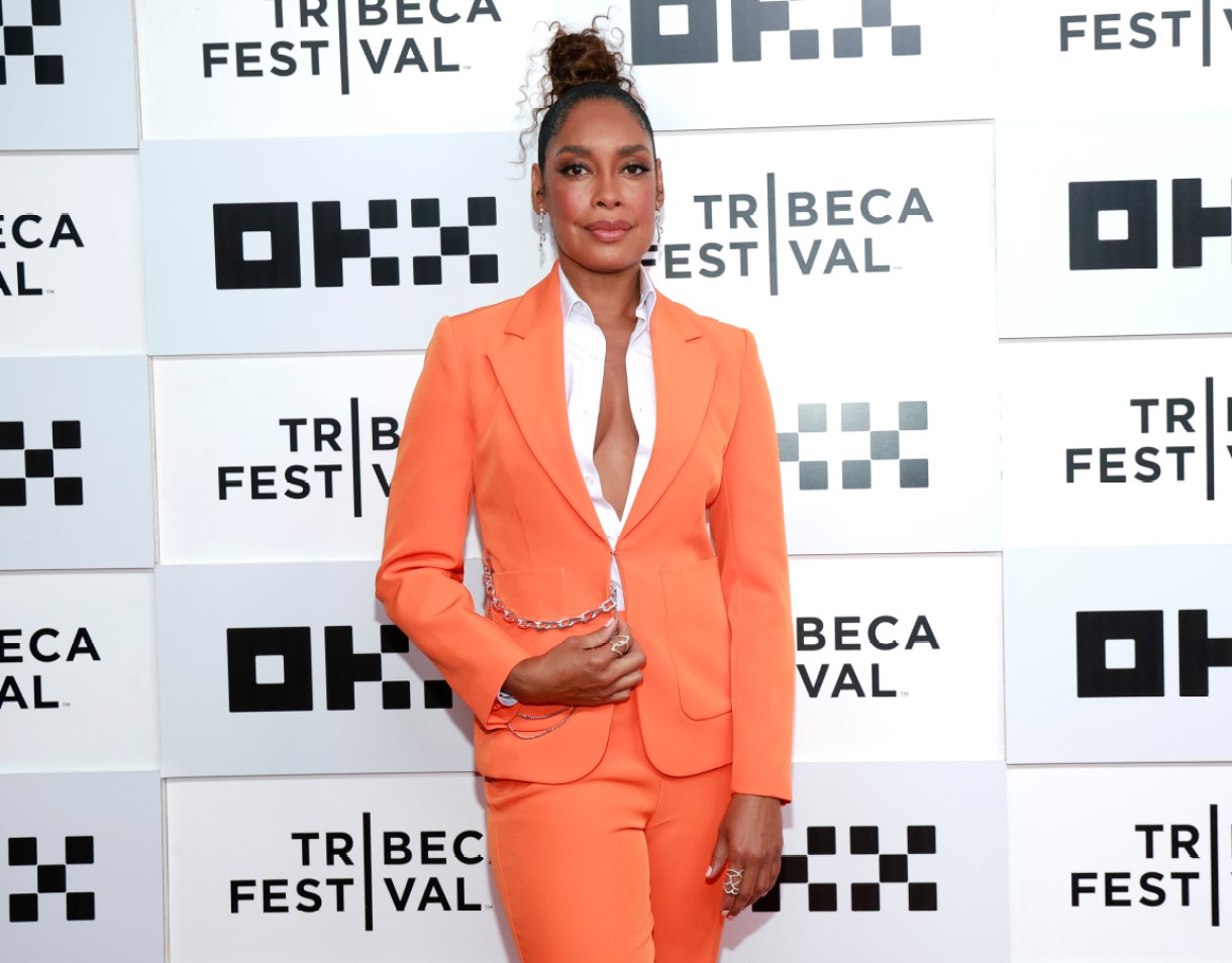 Gina Torres attends "The Perfect Find" premiere during the 2023 Tribeca Festival at BMCC Theater on June 14, 2023 in New York City.