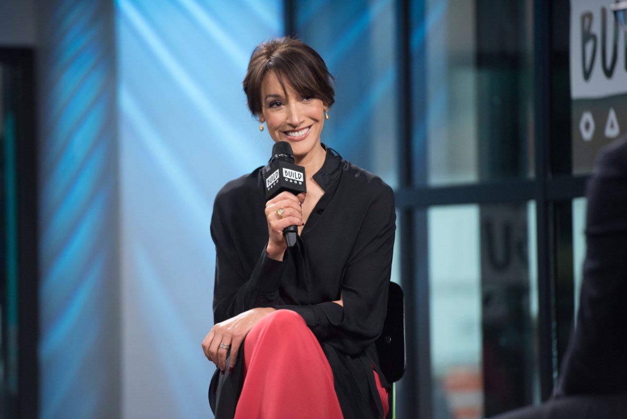  Actress Jennifer Beals visits Build Series to discuss "Taken" & "Before I Fall" at Build Studio on February 28, 2017 in New York City.
