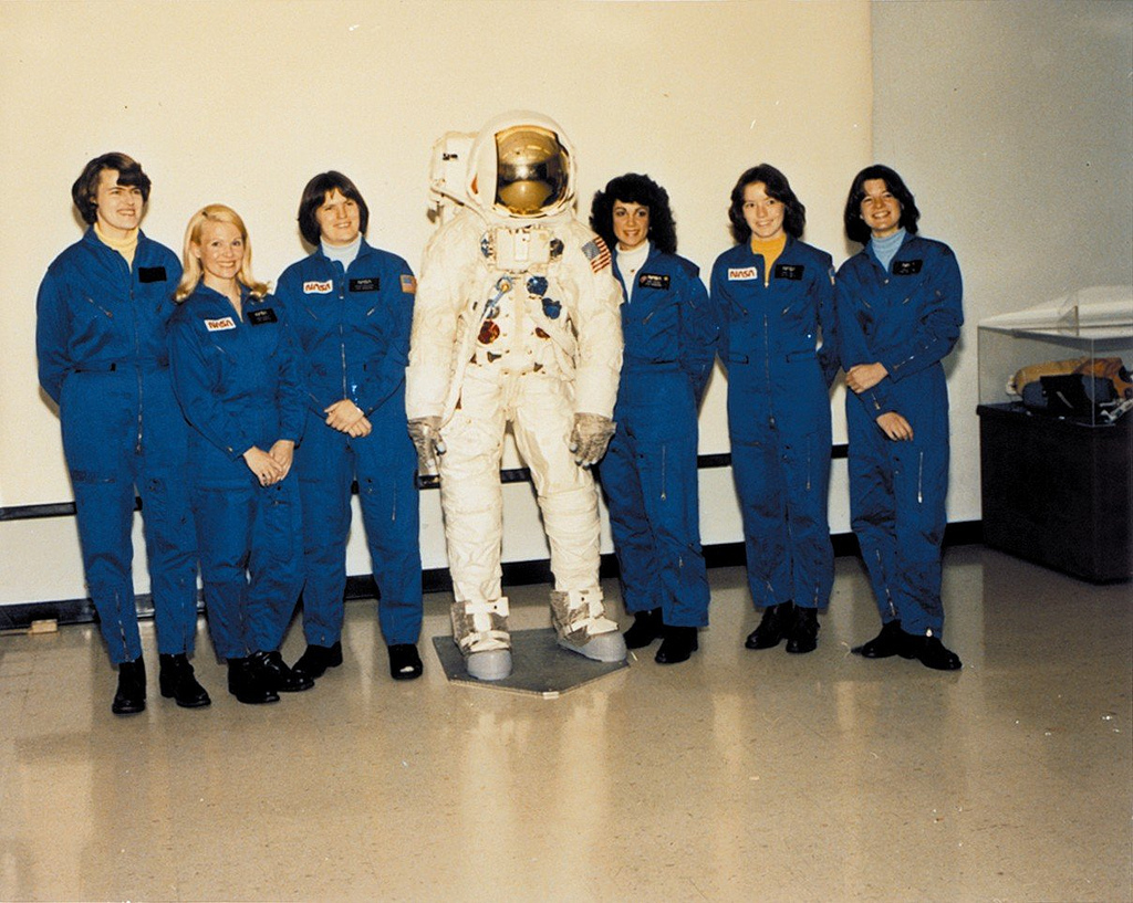 group of female astronauts