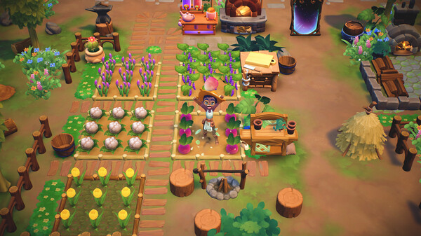 a farm in the game Fae Farm