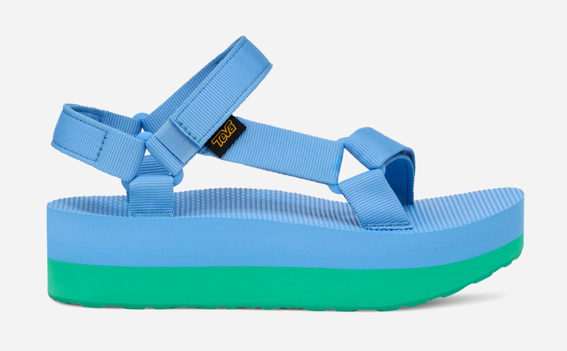 Teva Flatforms in blue