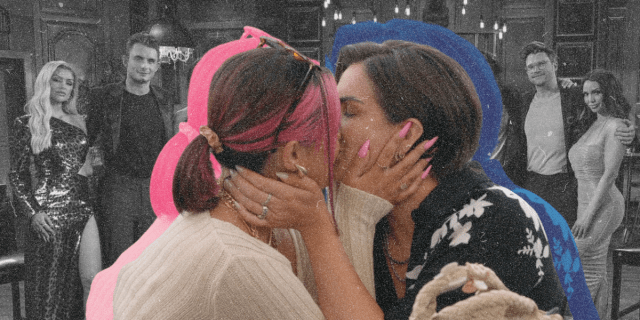 Tory and Katie Maloney making out on vanderpump rules