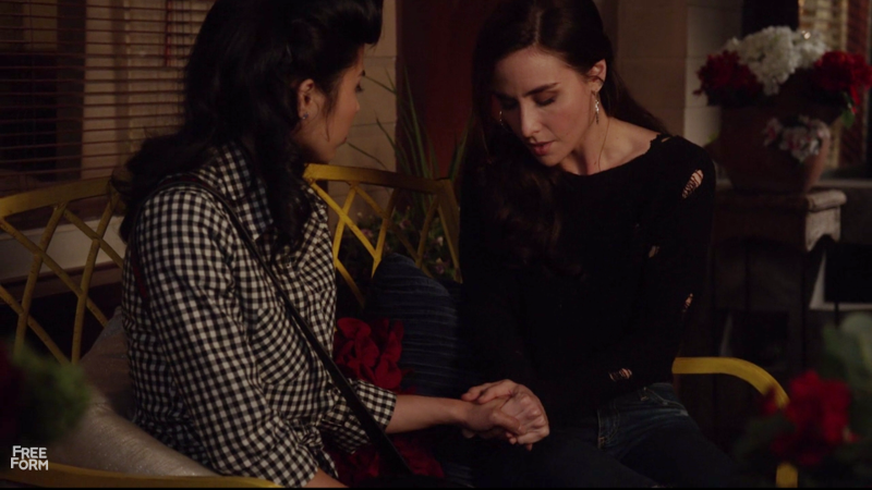 Best Lesbian Sci-Fi TV: Anna Akana and Allison Scagliotti as Amanda and Camille