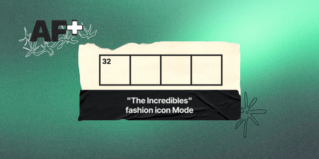 32 across / 4 letters / clue: "The Incredibles" fashion icon Mode
