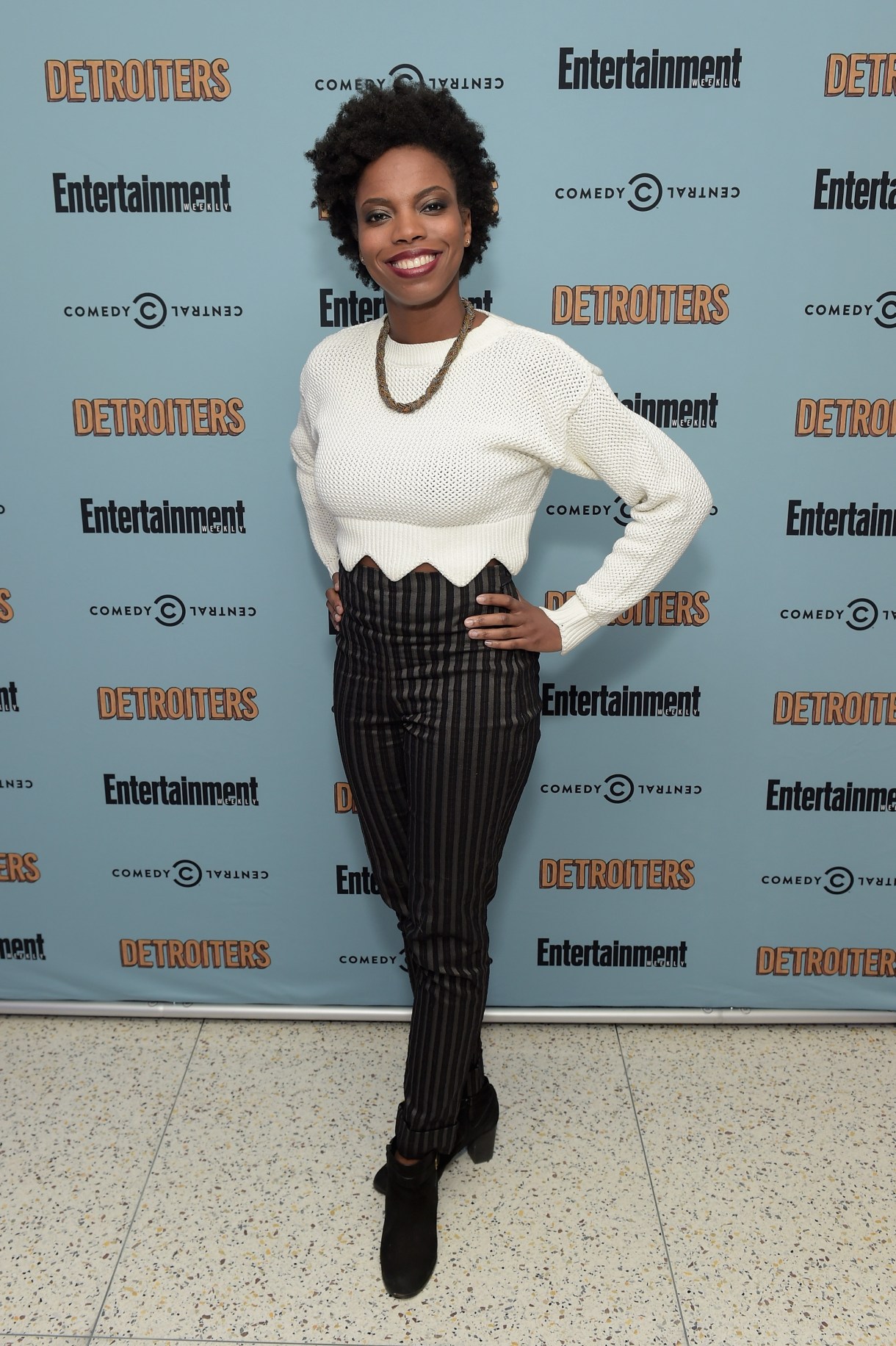 NEW YORK, NY - FEBRUARY 27:  SNL cast member Sasheer Zamata attends an exclusive Screening Of "Detroiters," starring Sam Richardson and Tim Robinson, hosted by Comedy Central & Entertainment Weekly at Time Inc. Studios on February 27, 2017 in New York City.