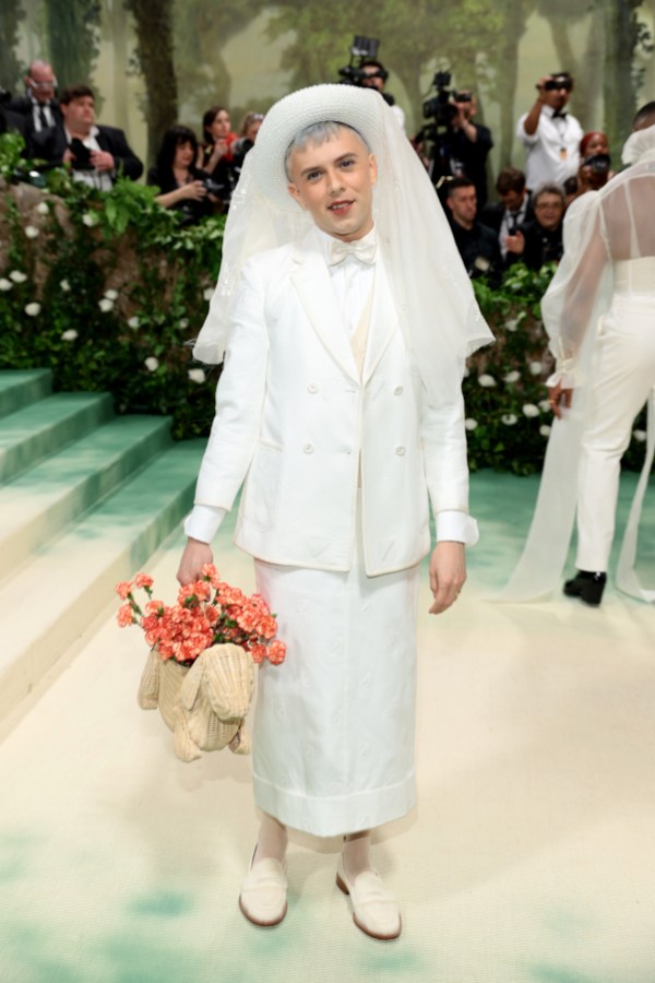 NEW YORK, NEW YORK - MAY 06: Cole Escola attends The 2024 Met Gala Celebrating "Sleeping Beauties: Reawakening Fashion" at The Metropolitan Museum of Art on May 06, 2024 in New York City.