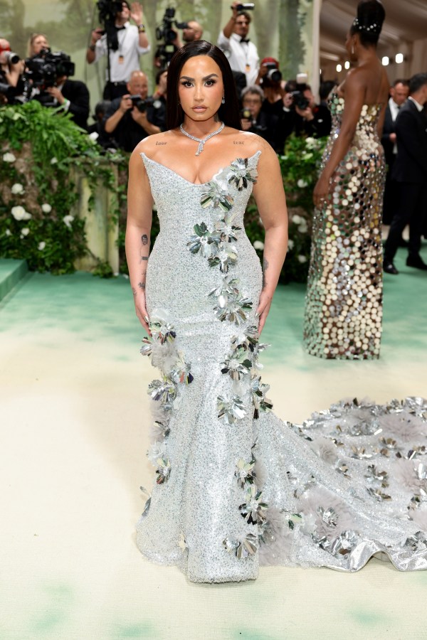 NEW YORK, NEW YORK - MAY 06: Demi Lovato attends The 2024 Met Gala Celebrating "Sleeping Beauties: Reawakening Fashion" at The Metropolitan Museum of Art on May 06, 2024 in New York City.