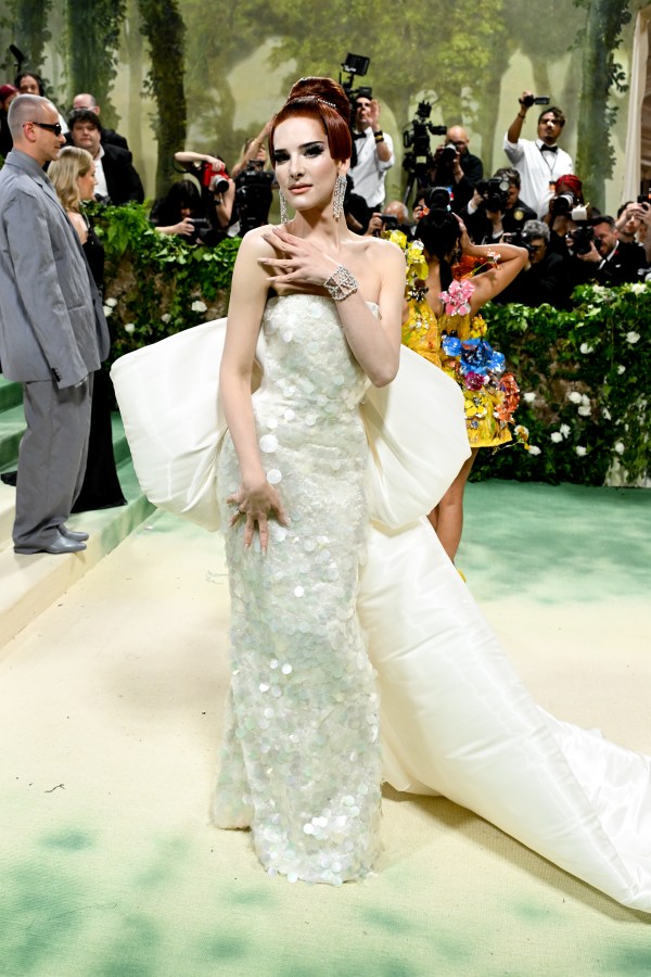 Hari Nef at the 2024 Met Gala: "Sleeping Beauties: Reawakening Fashion" held at The Metropolitan Museum of Art on May 6, 2024 in New York City. 