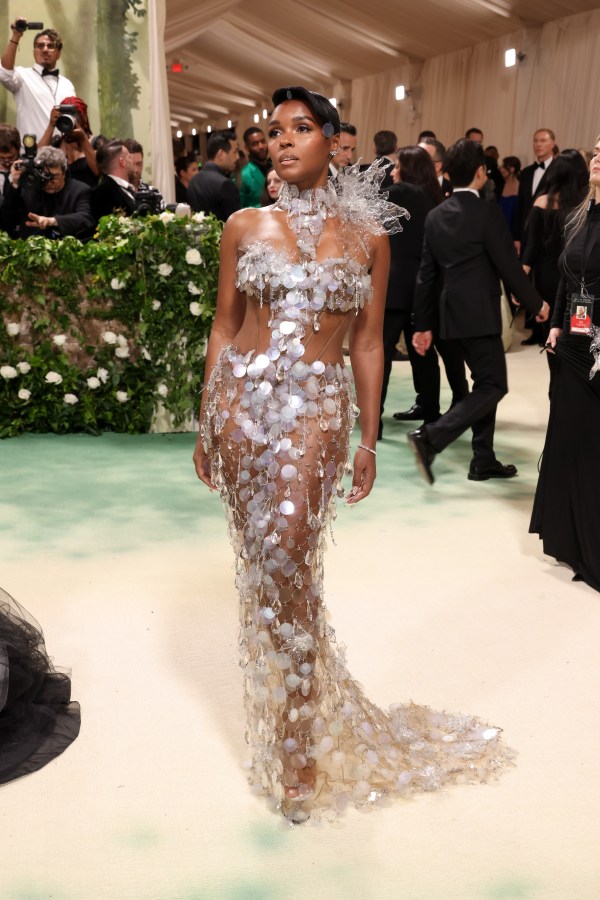NEW YORK, NEW YORK - MAY 06: Janelle Monáe attends The 2024 Met Gala Celebrating "Sleeping Beauties: Reawakening Fashion" at The Metropolitan Museum of Art on May 06, 2024 in New York City.