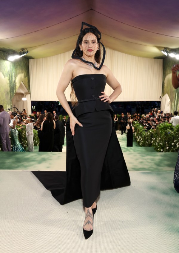 NEW YORK, NEW YORK - MAY 06: Rosalía attends The 2024 Met Gala Celebrating "Sleeping Beauties: Reawakening Fashion" at The Metropolitan Museum of Art on May 06, 2024 in New York City. (