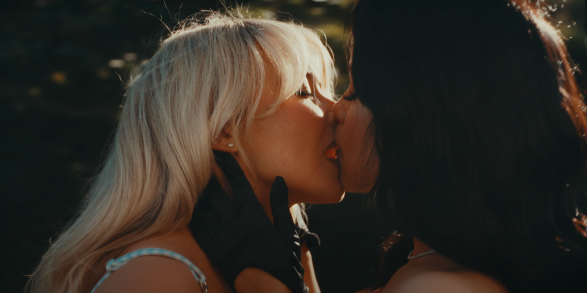 Sabrina Carpenter and Jenna Ortega Make Out In Taste Video | Autostraddle Sabrina Carpenter and Jenna Ortega Make Out In Taste Video | Autostraddle