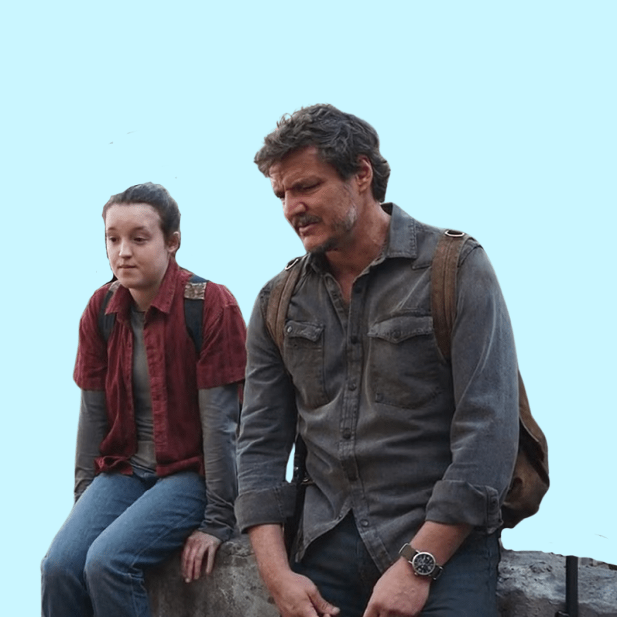 joel and ellie in "the last of us"