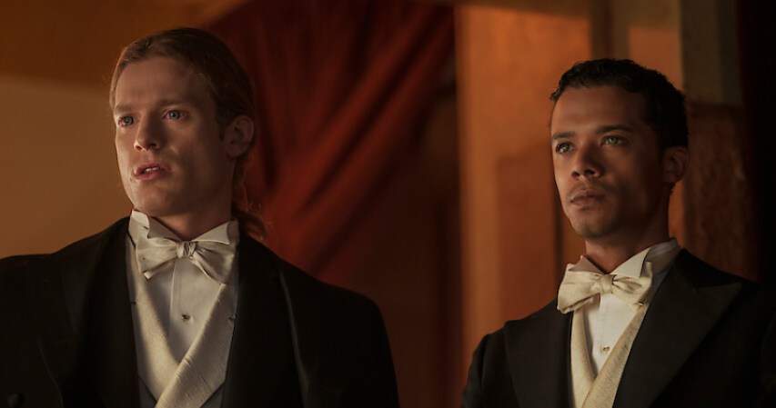 Lestat and Louis in Interview With the Vampire