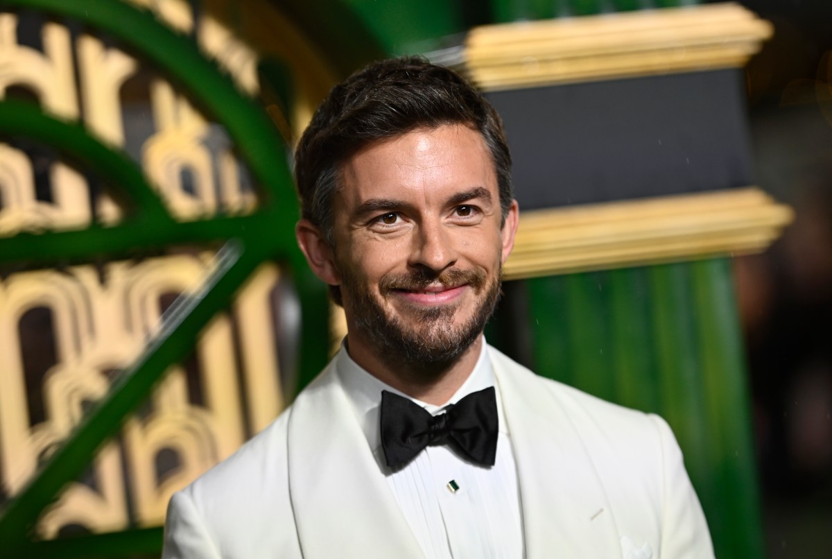 LONDON, ENGLAND - NOVEMBER 18: Jonathan Bailey attends the "Wicked: Part One" European Premiere at The Royal Festival Hall on November 18, 2024 in London, England. (Photo by Gareth Cattermole/Getty Images)