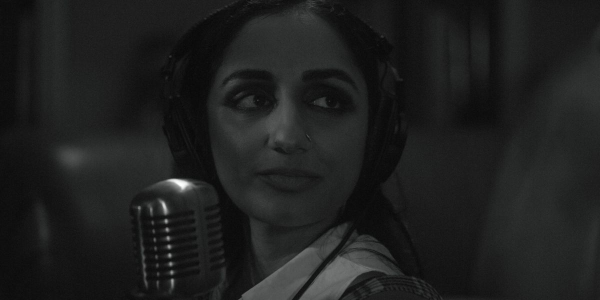 Sundance 2025: a black and white close up of Kiran Deol in Didn't Die