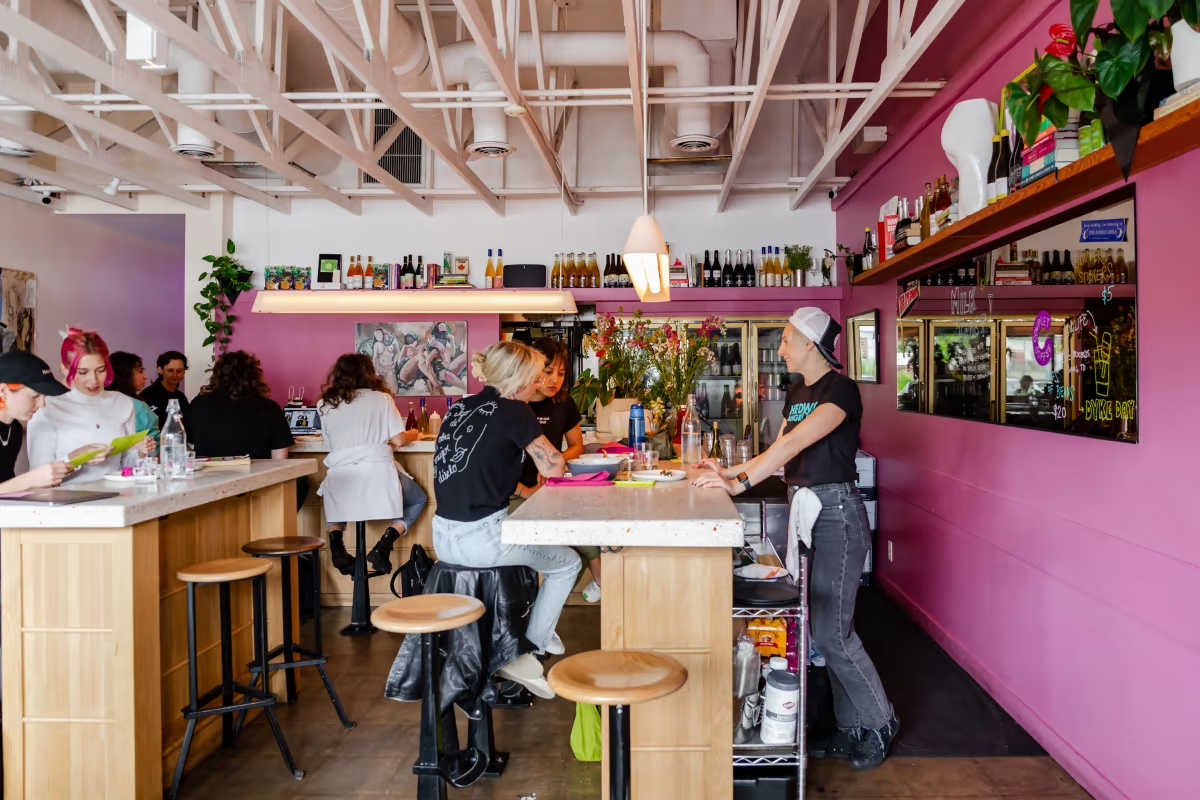 The Ruby Fruit interior