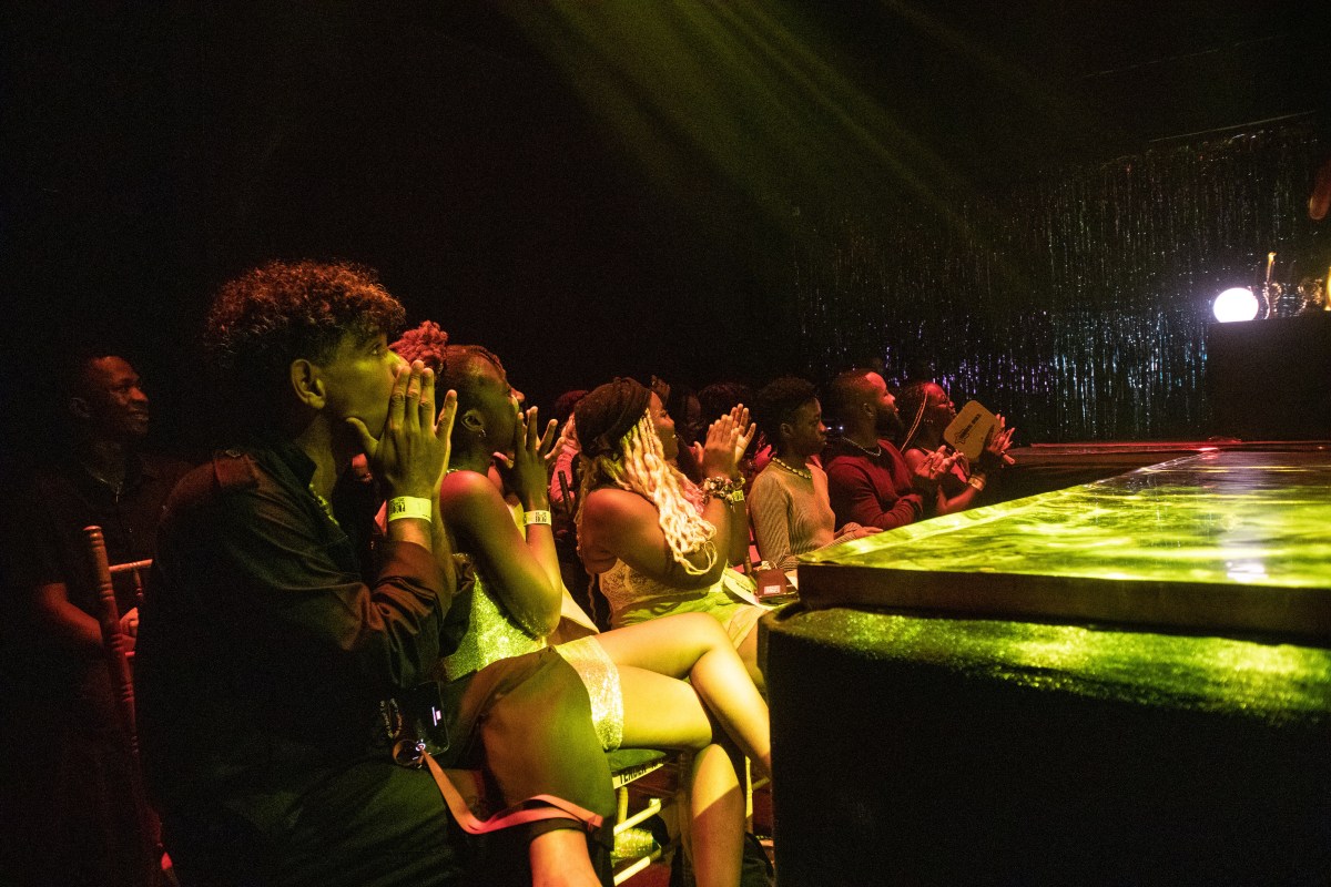 spectators at the ballroom