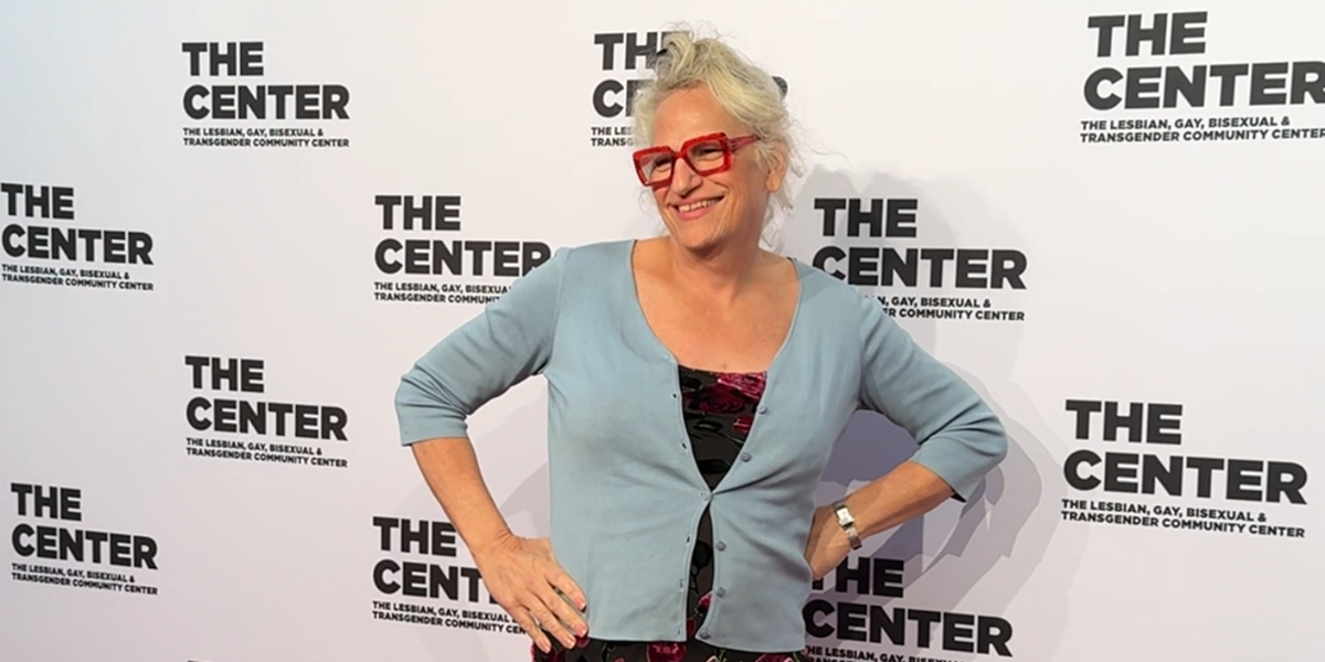 Harper Steele at The Center's 2025 gala for LGBTQ community