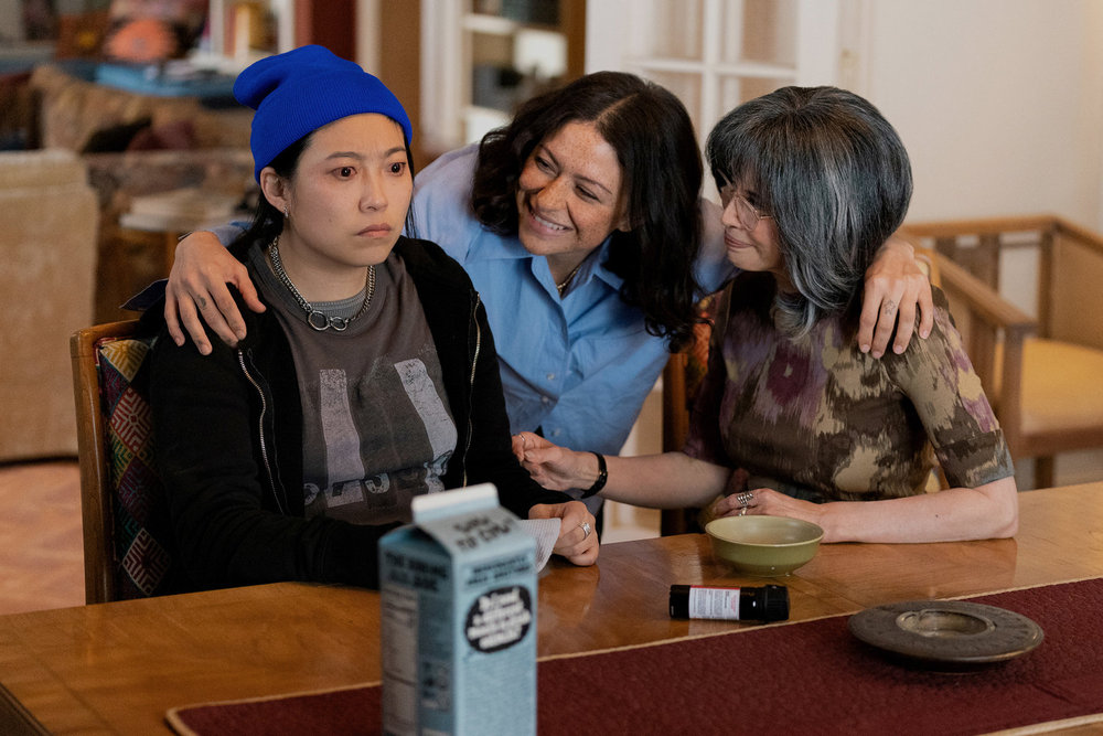 Poker face - Image: (LR) Awkwafina, Alia Shawkat, Lauren Tom - (Photo by: Ralph Bavaro/Peacock)