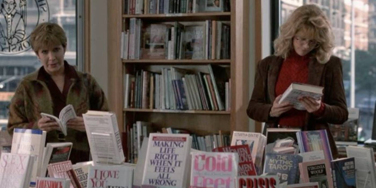Carrie Fisher and Meg Ryan in When Harry Met Sally