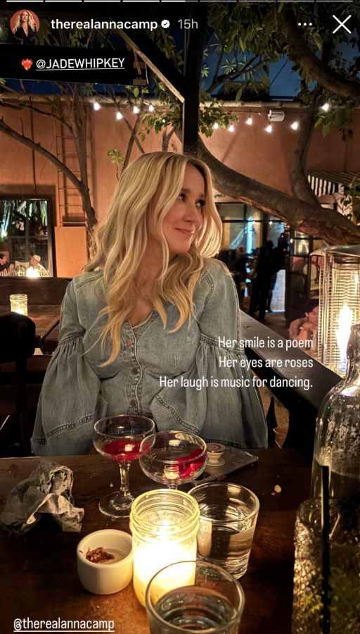 anna camp having dinner with her girlfriend