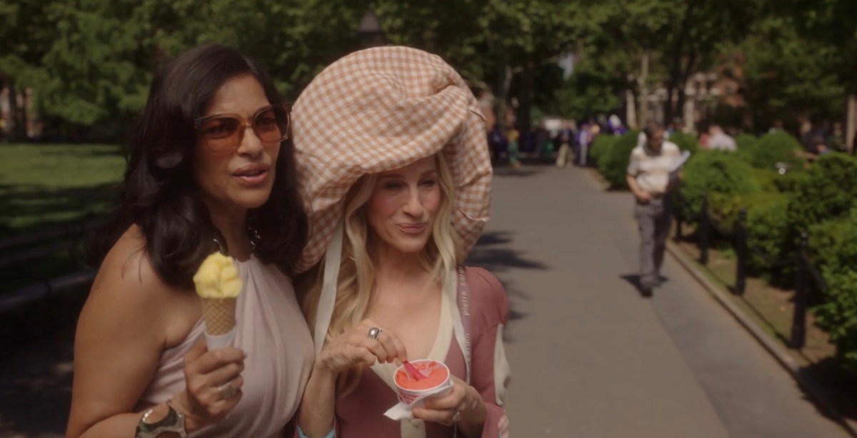 seema with her arm around carrie