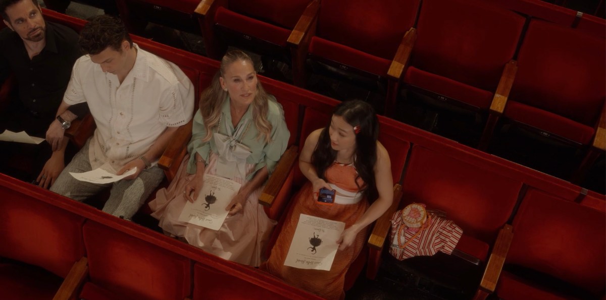 at the ballet