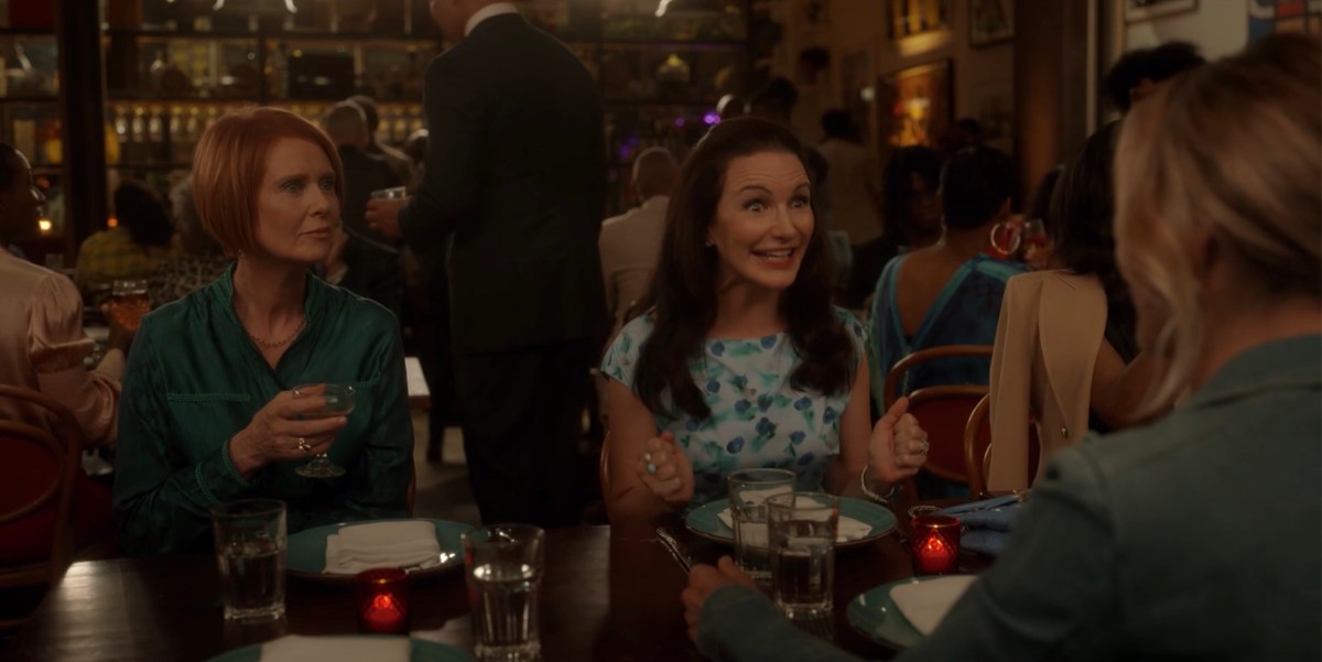 charlotte excited at the table